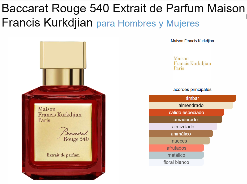 Decant Baccarat Rouge 540 Extrait de Parfum - Maison Francis Kurkdjian