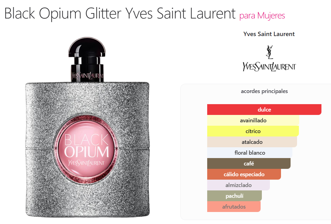 Decant Black Opium Glitter - Yves Saint Laurent
