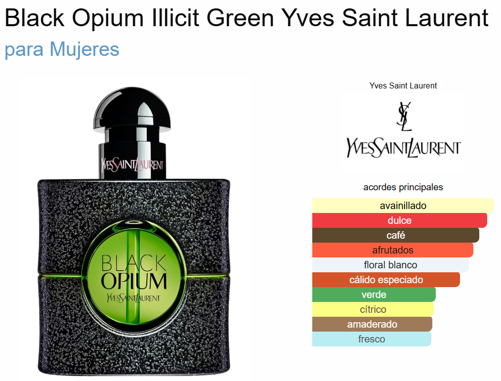 Decant Black Opium Illicit Green - Yves Saint Laurent