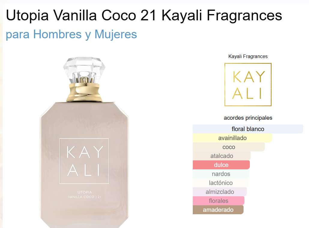 Decant Vanilla Coco 21 - Kayali