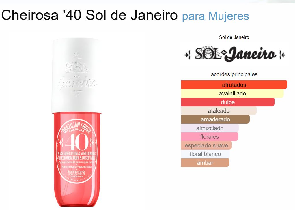 Decant cheirosa 40 - Sol de Janeiro