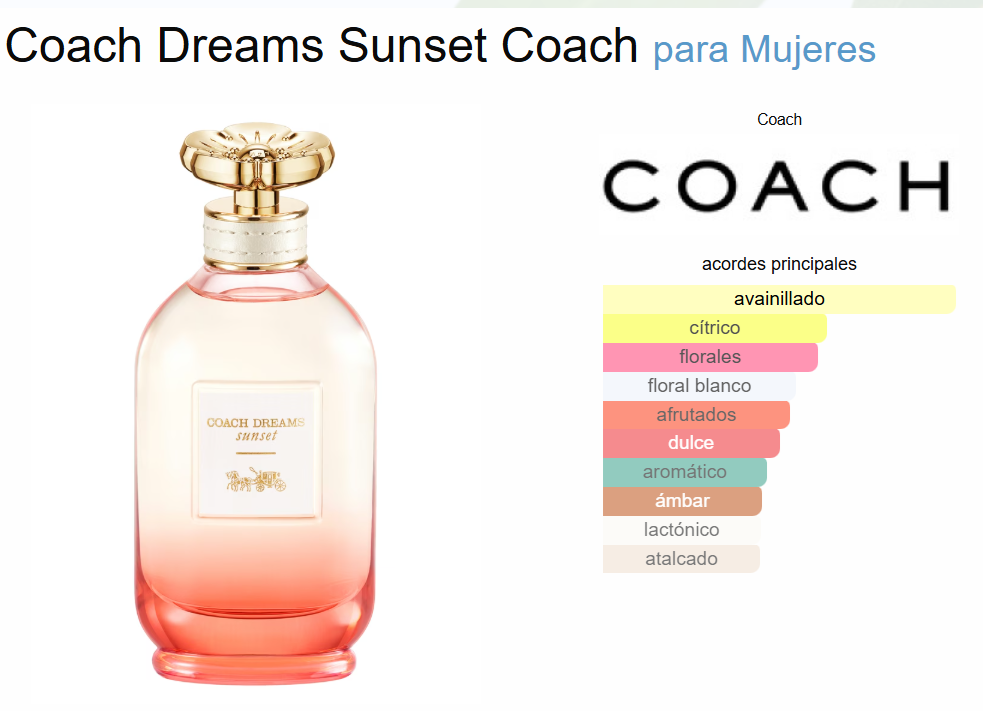Decant Dreams Sunset  - Coach
