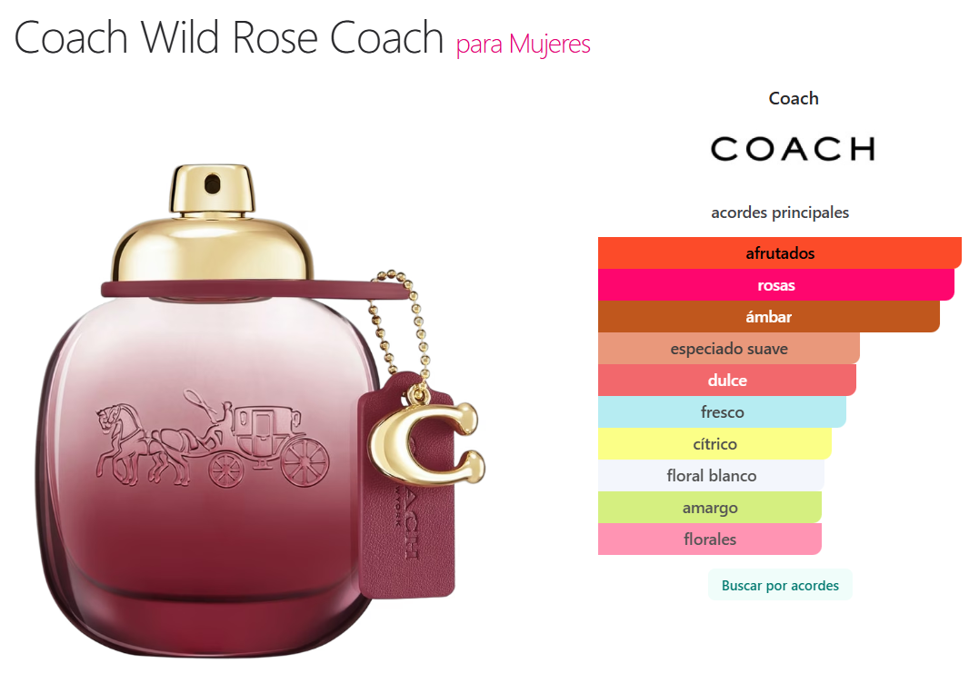 Decant Coach Wild Rose - Coach