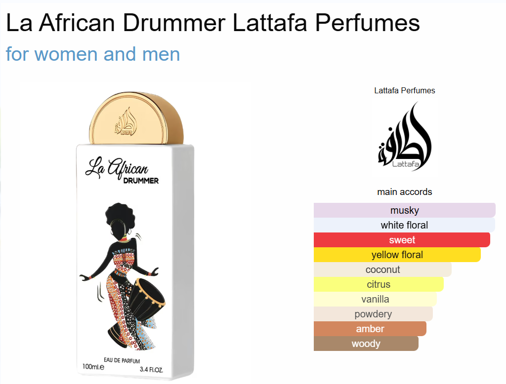 Decant La African Drummer Lattafa