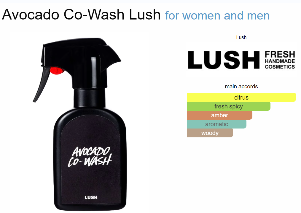 Decant Avocado Co-Wash - Lush