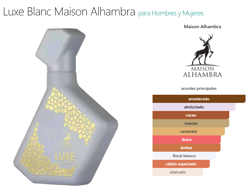Decant Luxe Blanc - Maison Alhambra
