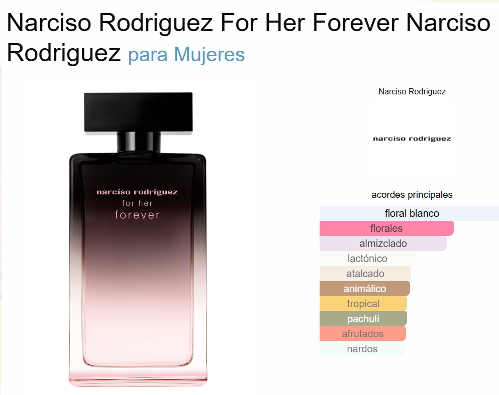 Decant Narciso Rodriguez For Her Forever - Narciso Rodriguez