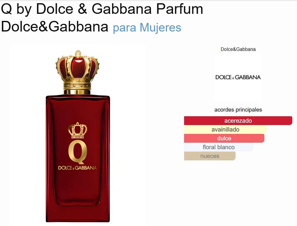 Decant Q - Dolce & Gabbana Parfum