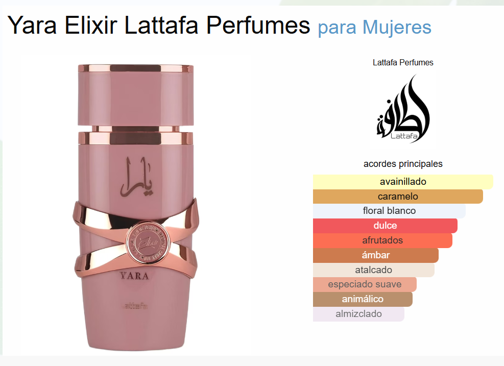 Decant Yara Elixir - Lattafa