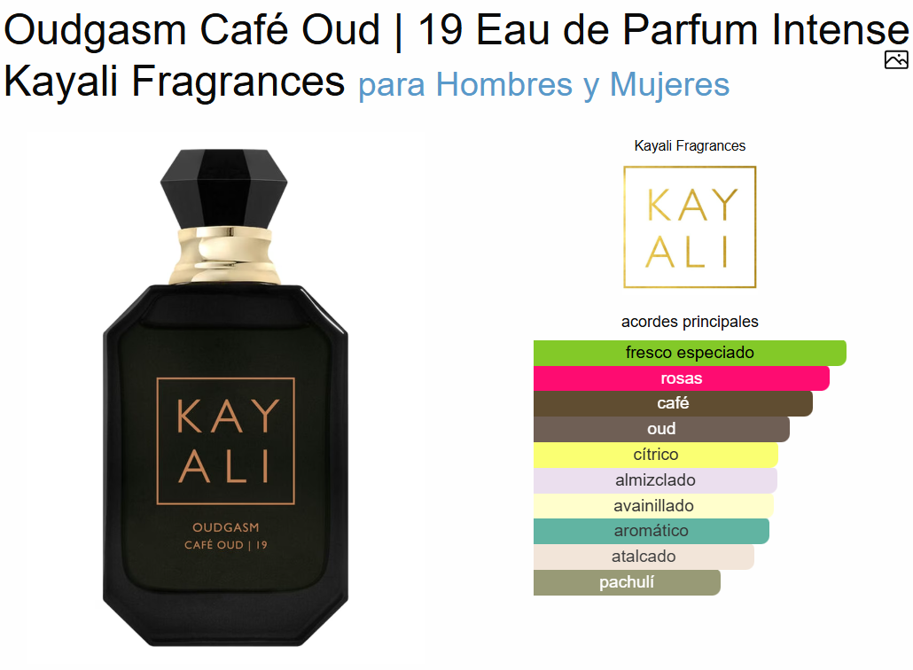 Decant Oudgasm Cafe Oud - Kayali