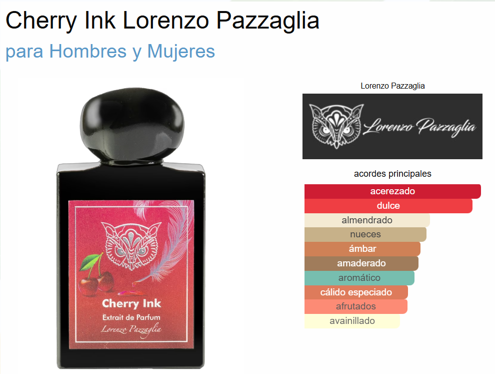 Decant Cherry Ink - Lorenzo Pazzaglia