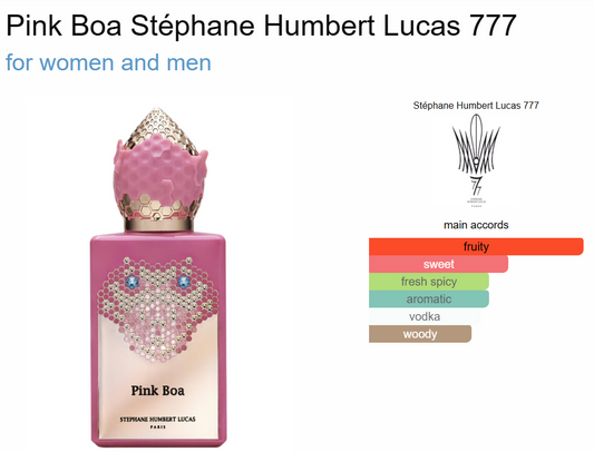 Decant Pink Boa Stephane Humbert Lucas