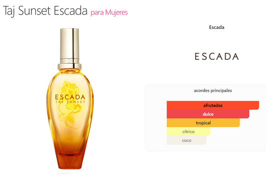 Decant Taj Sunset - Escada