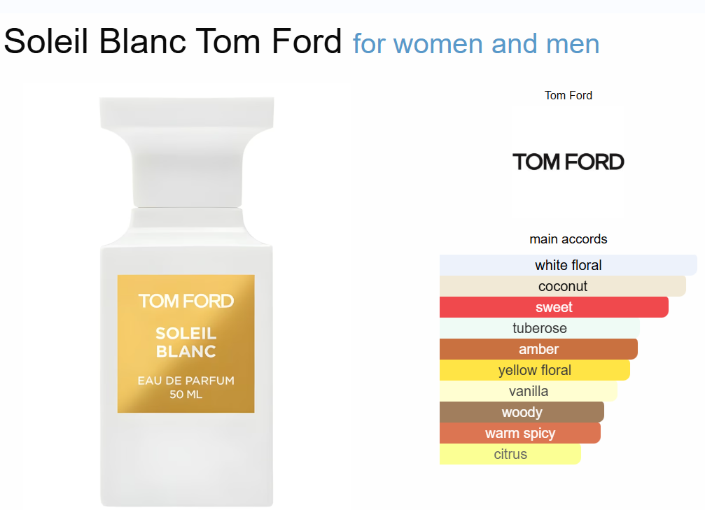 Decant Soleil Blanc Tom Ford EdP
