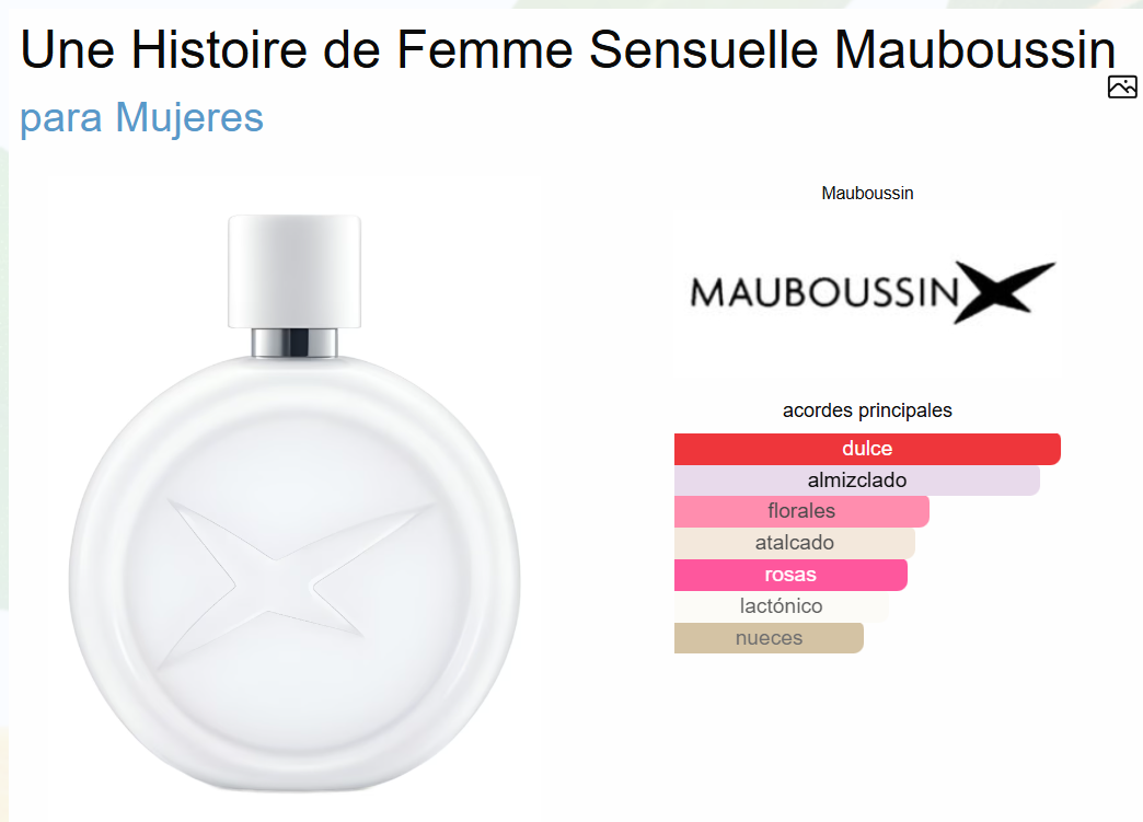 Decant Une Histoire de Femme Sensuelle - Mauboussin