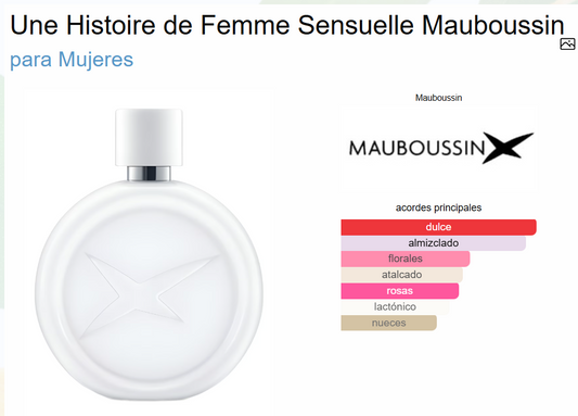 Decant Une Histoire de Femme Sensuelle - Mauboussin