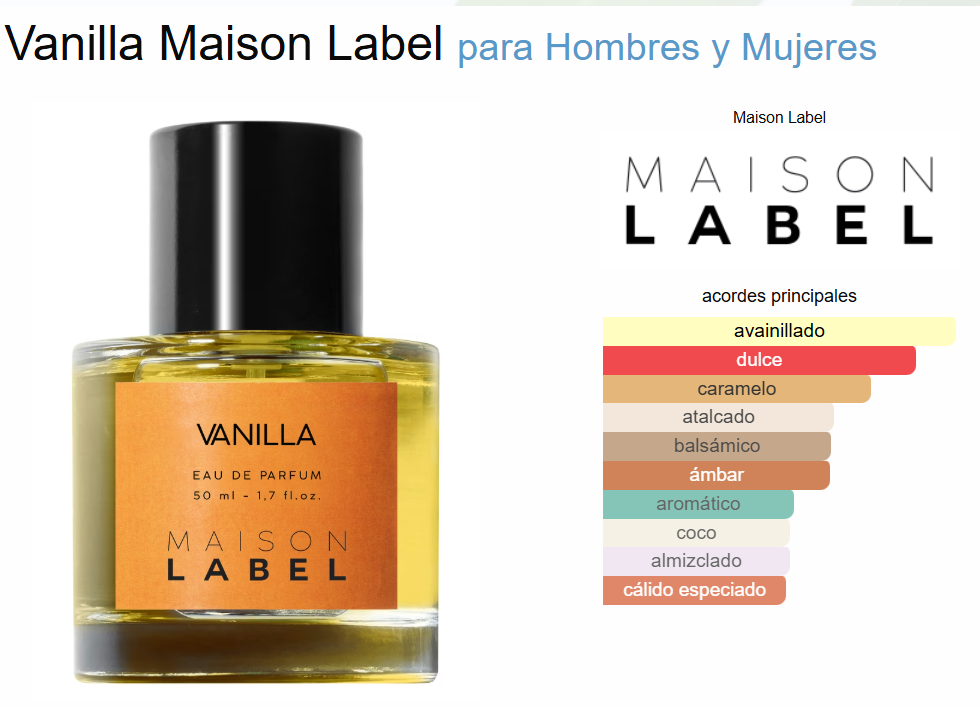 Decant Vanilla - Maison Label