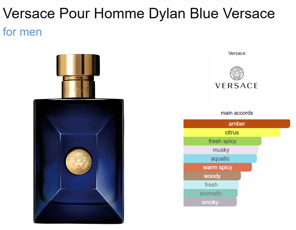 Decant Versace Pour Homme Dylan Blue Versace