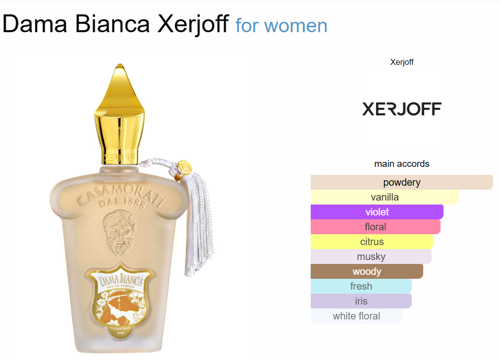 Decant Dama Bianca Xerjoff